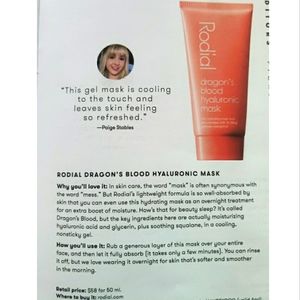 Rodial Dragon's Blood Hyaluronic Mask NEW